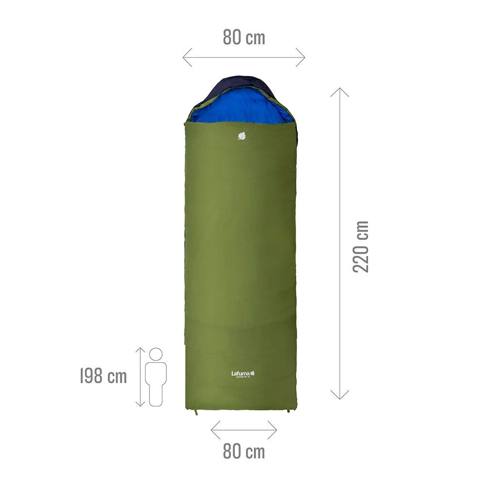 Lafuma ACTIVE 10° XL - Sac De Couchage Jungle 5 Lafuma ACTIVE 10° XL - Sac De Couchage Jungle – Image 3