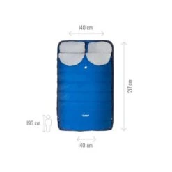 Sac De Couchage LAFUMA Nunavüt Double (Azur Bleu) 10 Sac De Couchage LAFUMA Nunavüt Double (Azur Bleu) -Vêtements de sport outdoor-Lafuma sac de couchage lafuma nunavuet double azur bleu 3